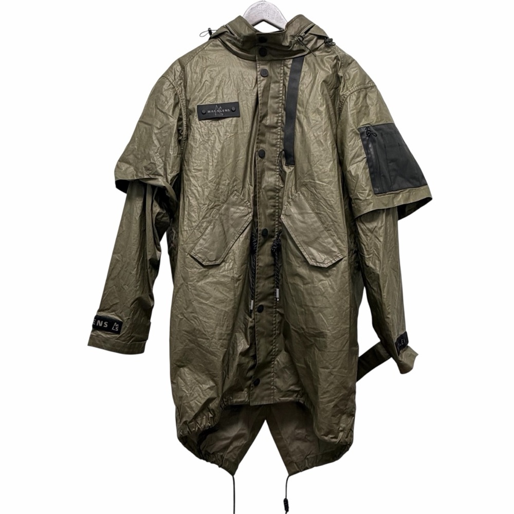 Magnlens Fishtail Olive Green Parka Jacket Size Medium
